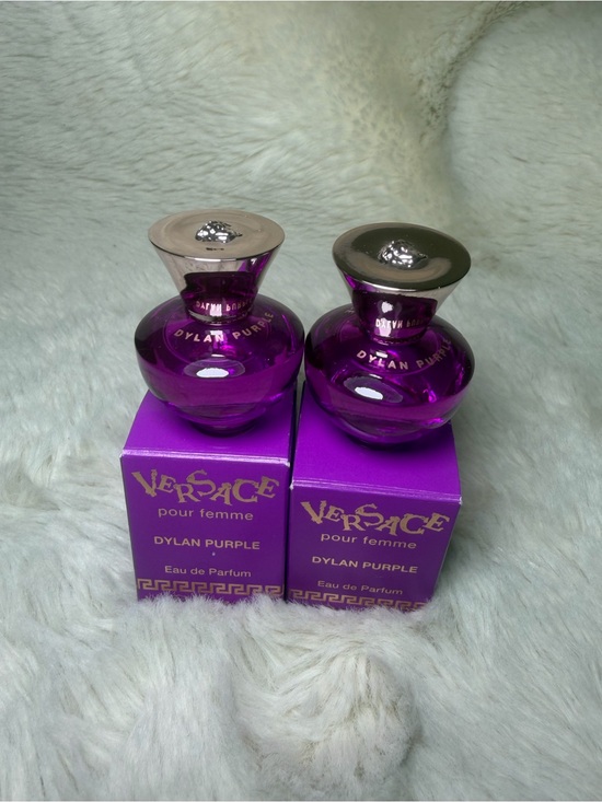 Versace Other - 2x VERSACE DYLAN PURPLE POUR FEMME 0.17oz / 5ml Each EDP SPLASH MINI NEW IN BOX